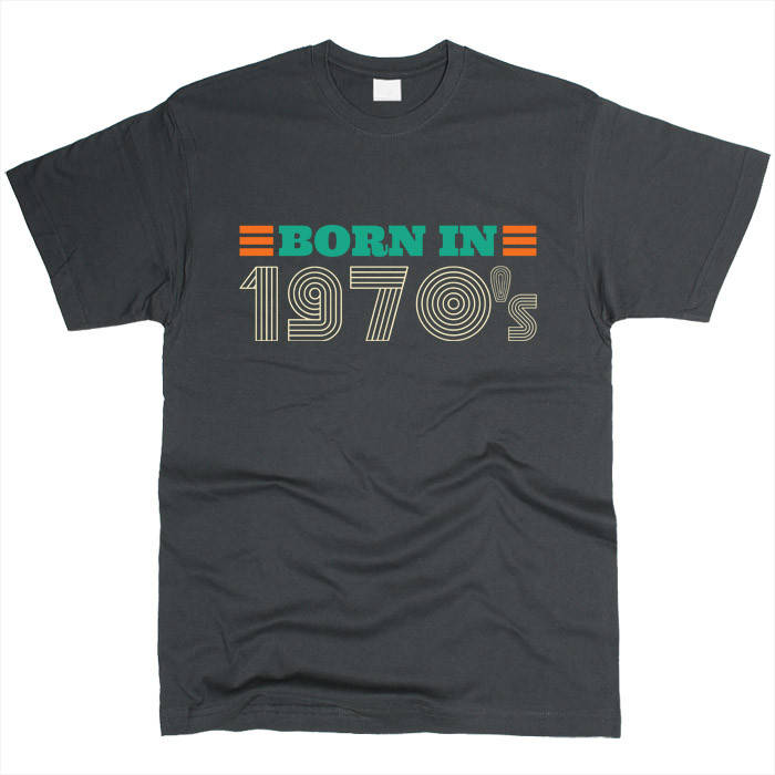 

Born In 1970s 01 Футболка мужская Графит, XXL