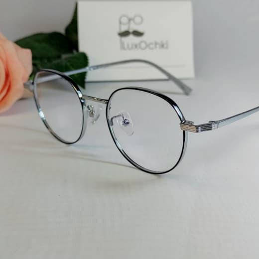 

Стильные подростковые с 8-мии лет компьютерные очки с линзой блю блокер в металлической оправе