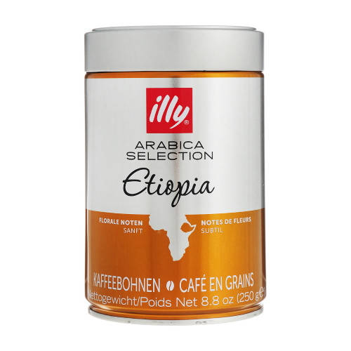 

Кофе в зернах ILLY Monoarabica Ethiopia, 250г ж/б