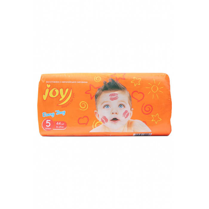

Подгузники Joy Every Day размер 5, 11-25 кг, 44 шт, Белый