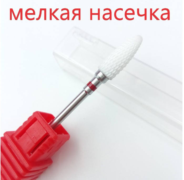 

Насадка-фреза керамическая кукуруза , красная мягкая зернистость, Красный