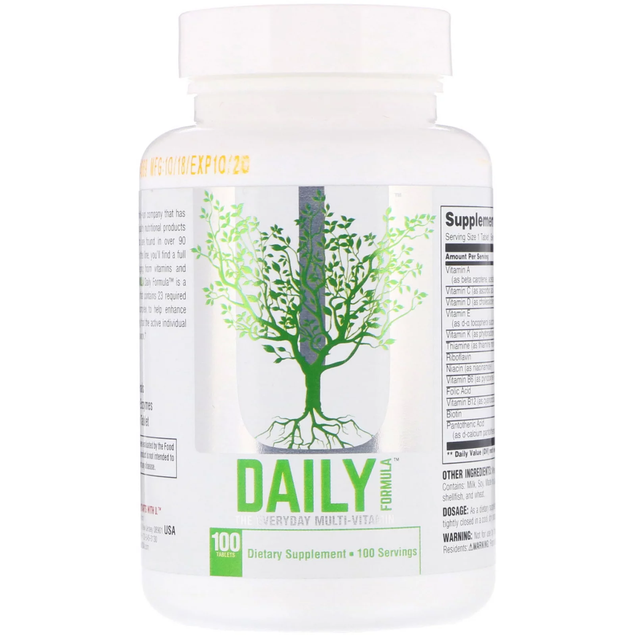 

Universal Nutrition Daily Formula 100 tab