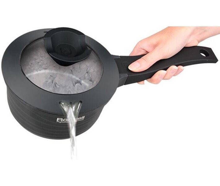 

Ковш с крышкой Rondell Walzer 1.4 л, с титановым покрытием, Rondell 14 см RDA-764