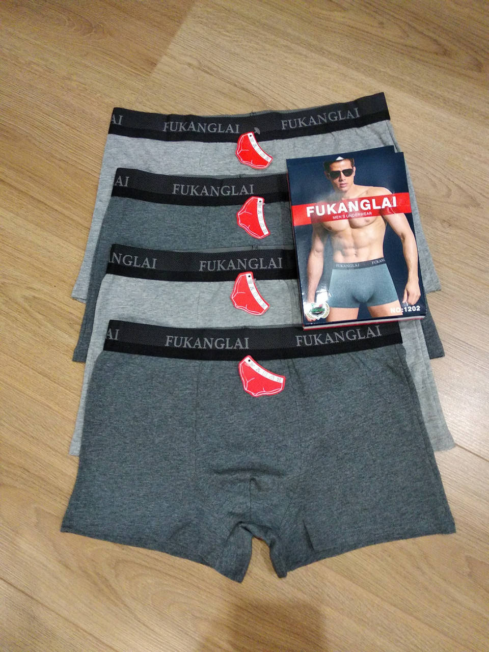 

Чоловічі труси Fukanglai (комплект 4 шт)