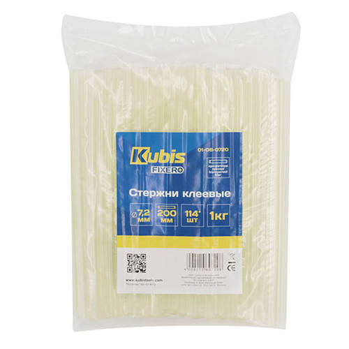 

Термоклей 7.2×200 мм 1 кг прозрачный для пистолета Kubis 01-06-0720
