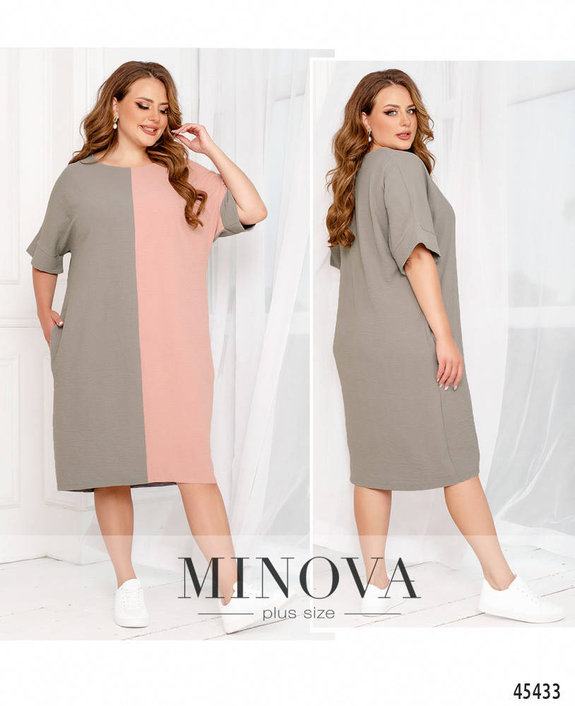 

Платье №2278-серый-пудра серый-пудра/46-48