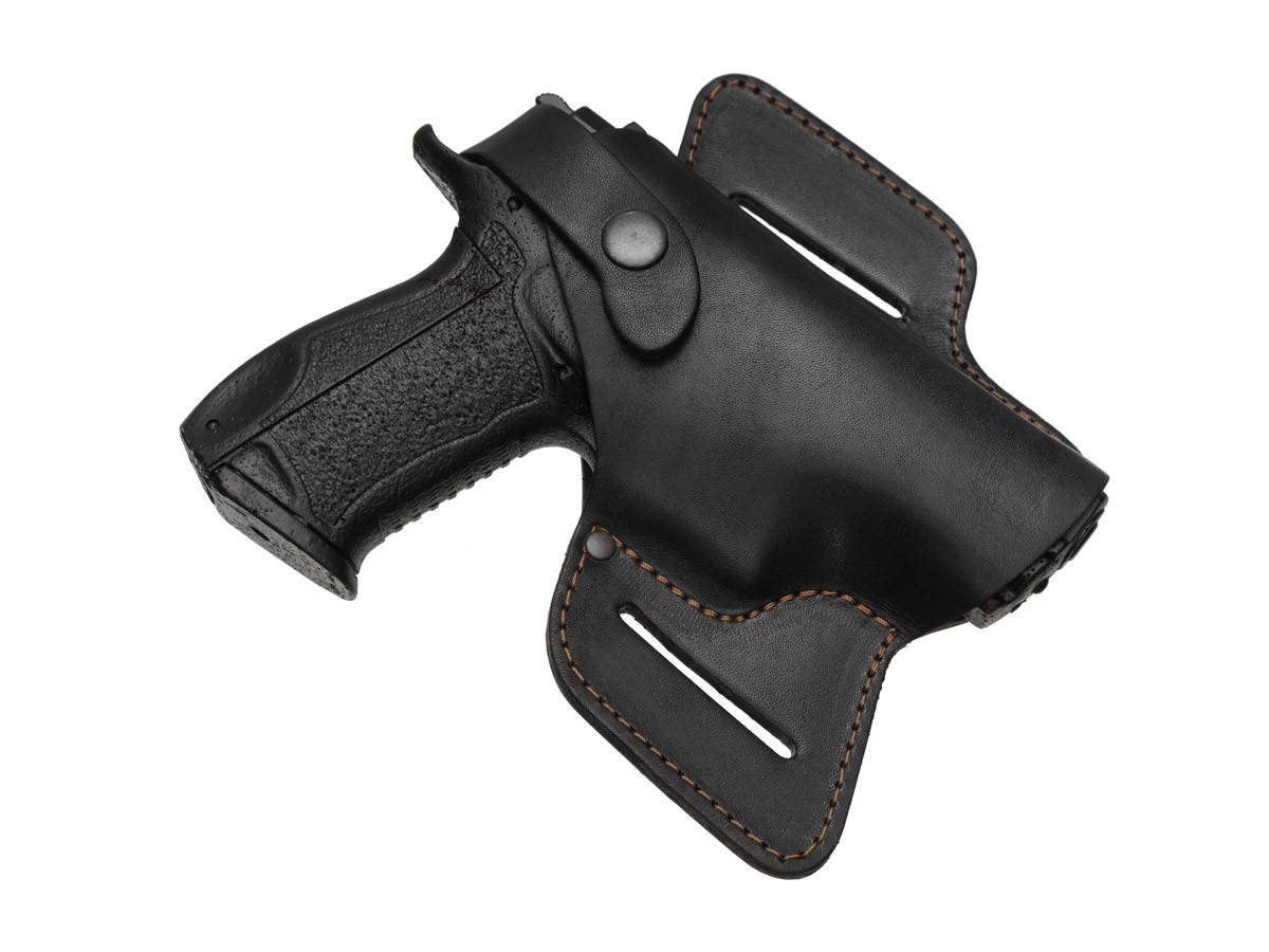 

Кобура поясная Форт-17 не формованная "бабочка" (кожа, чёрная), Черный