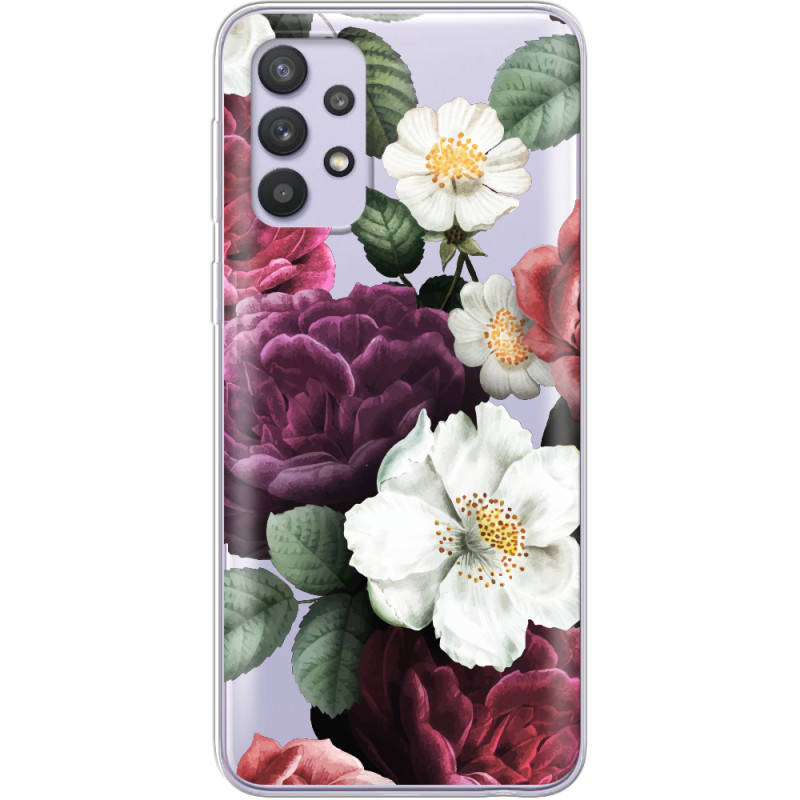

Силиконовый чехол BoxFace Samsung Galaxy A33 (A336) Floral Dark Dreams (44140-cc149), Прозрачный