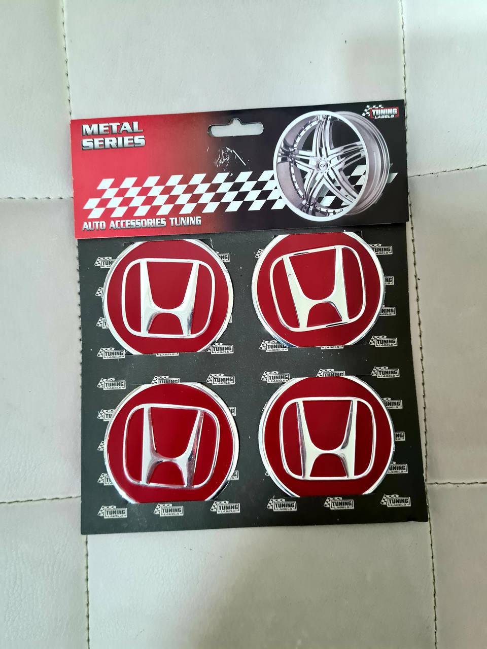 

Наклейки на колпачки, заглушки, наклейки на диски 60 мм Honda (Хонда), Черный
