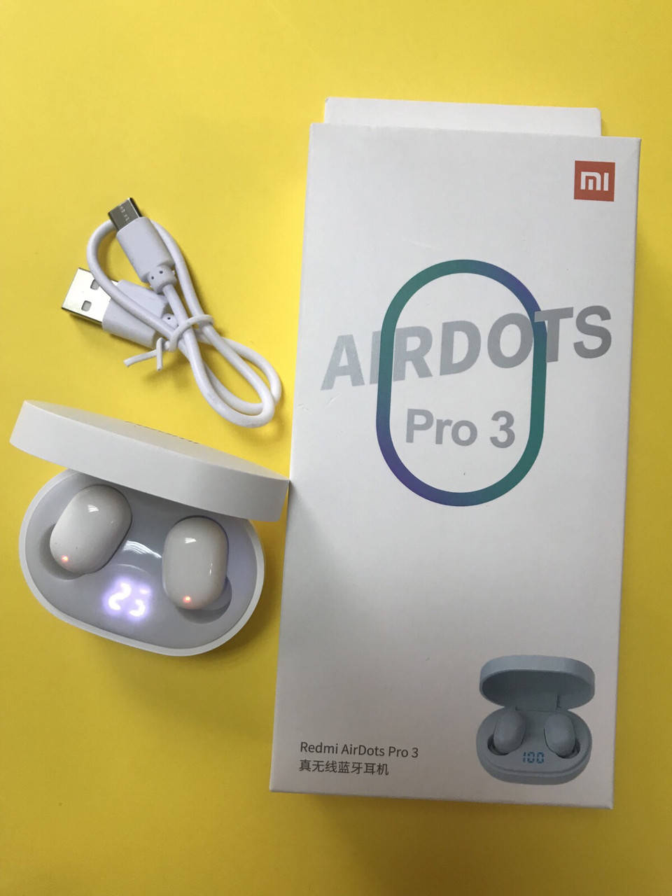 

Сенсорные блютуз наушники AirDots Pro 3 Белые, Белый