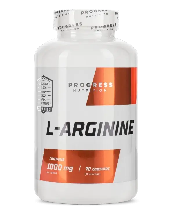 

Л-Аргинин, Progress Nutrition, 90 капс.