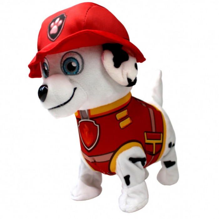 

Мягкий интерактивный щенок Маршал на батарейках Щенячий Патруль, Красный