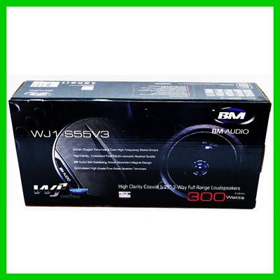 

Автомобильные динамики 3 полосные 5.25" 13 см 300 Вт Boshmann BM Audio WJ1-S55V3 Авто акустика колонки