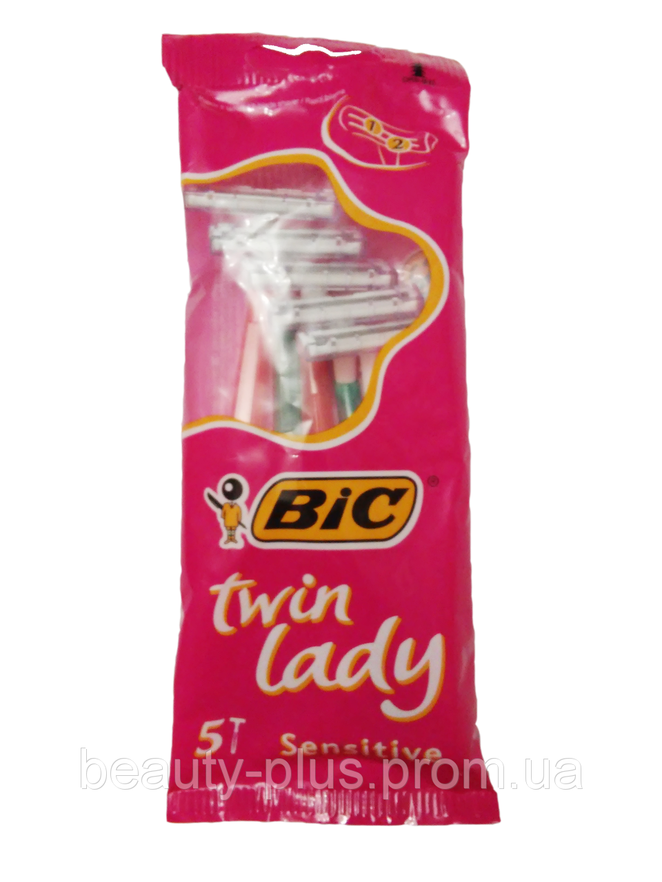 

BIC® женские одноразовые станки BIC® Twin Lady 2 лезвия 1уп/5шт