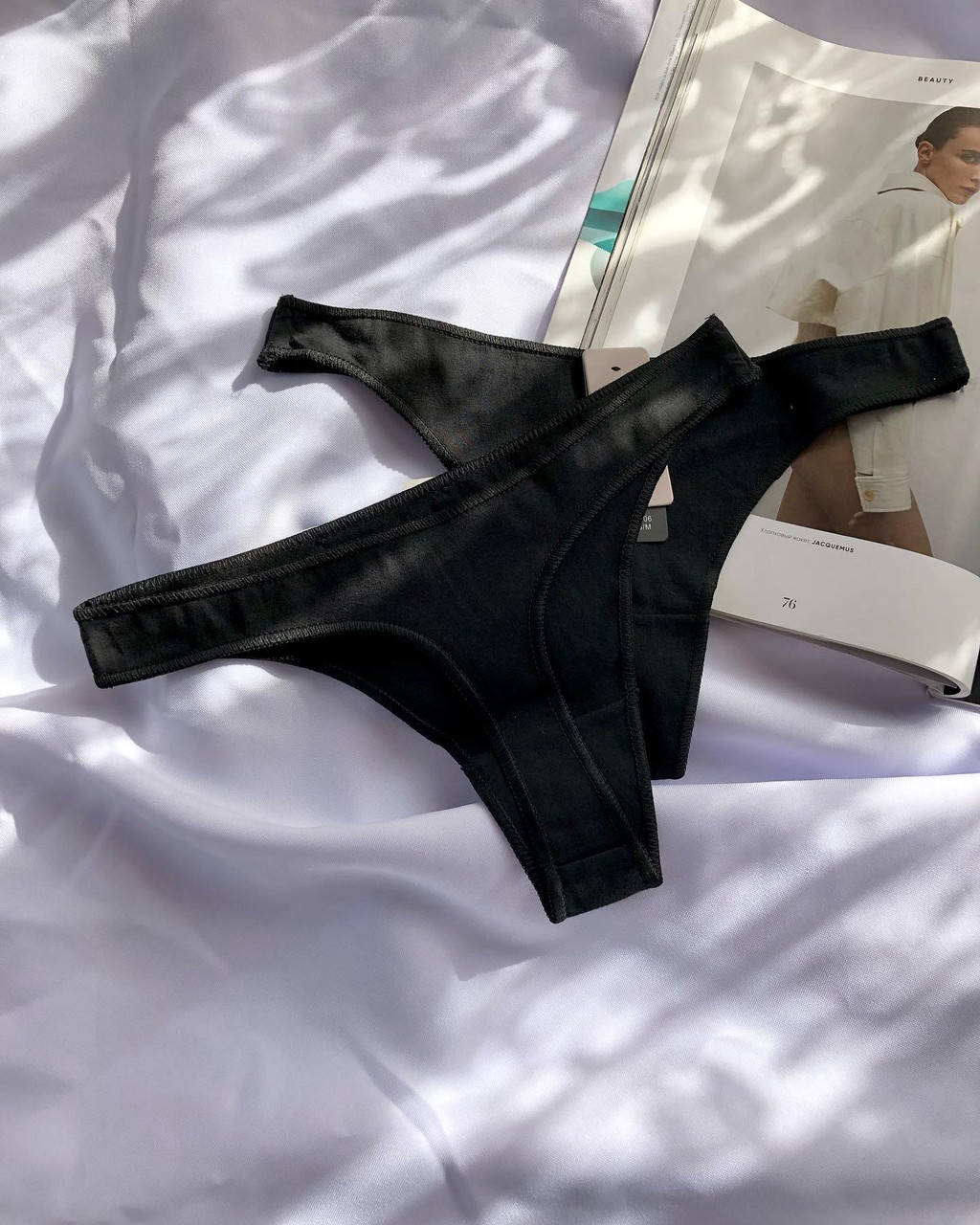 

Бавовняні трусики стрінги