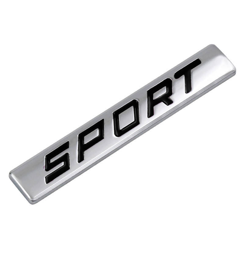 

3D эмблема SPORT - 75 x 11 мм хром