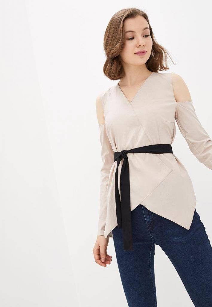 

Жіноча блузка Подіум Maiza 21261-BEIGE XS Бежевий