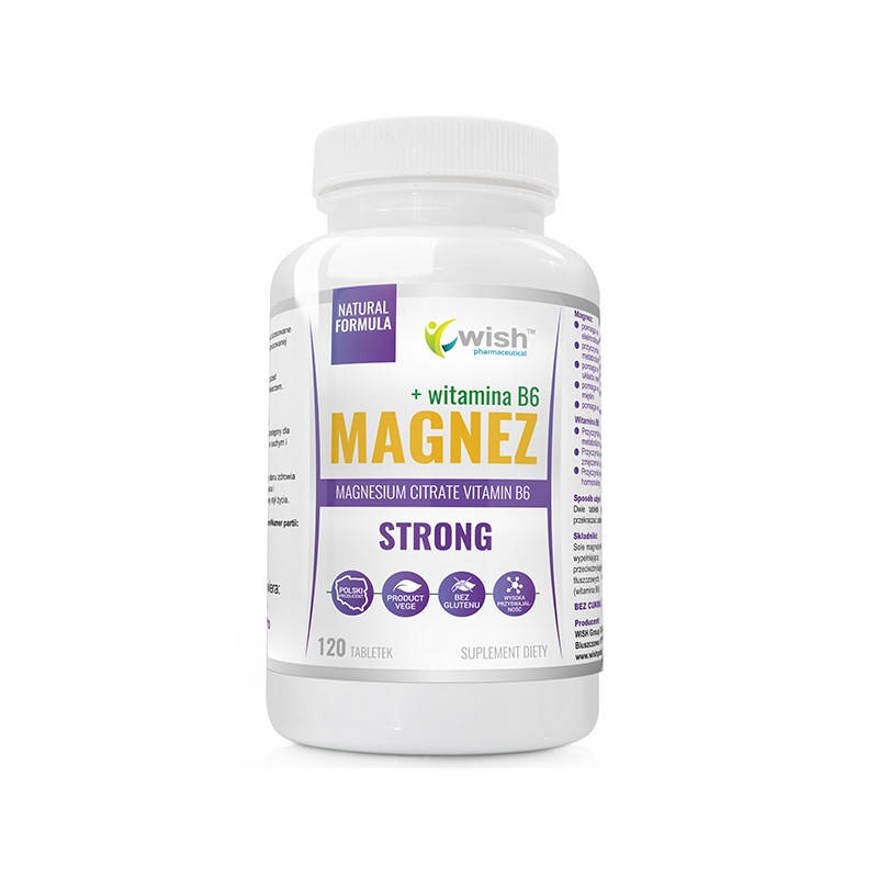 

Магний Strong + Витамин B6 Forte 120 tabs, Wish