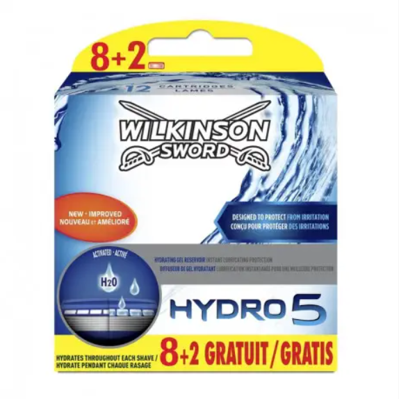 

Картриджи для бритья Wilkinson Sword Hydro 5 (10 шт.) 012651