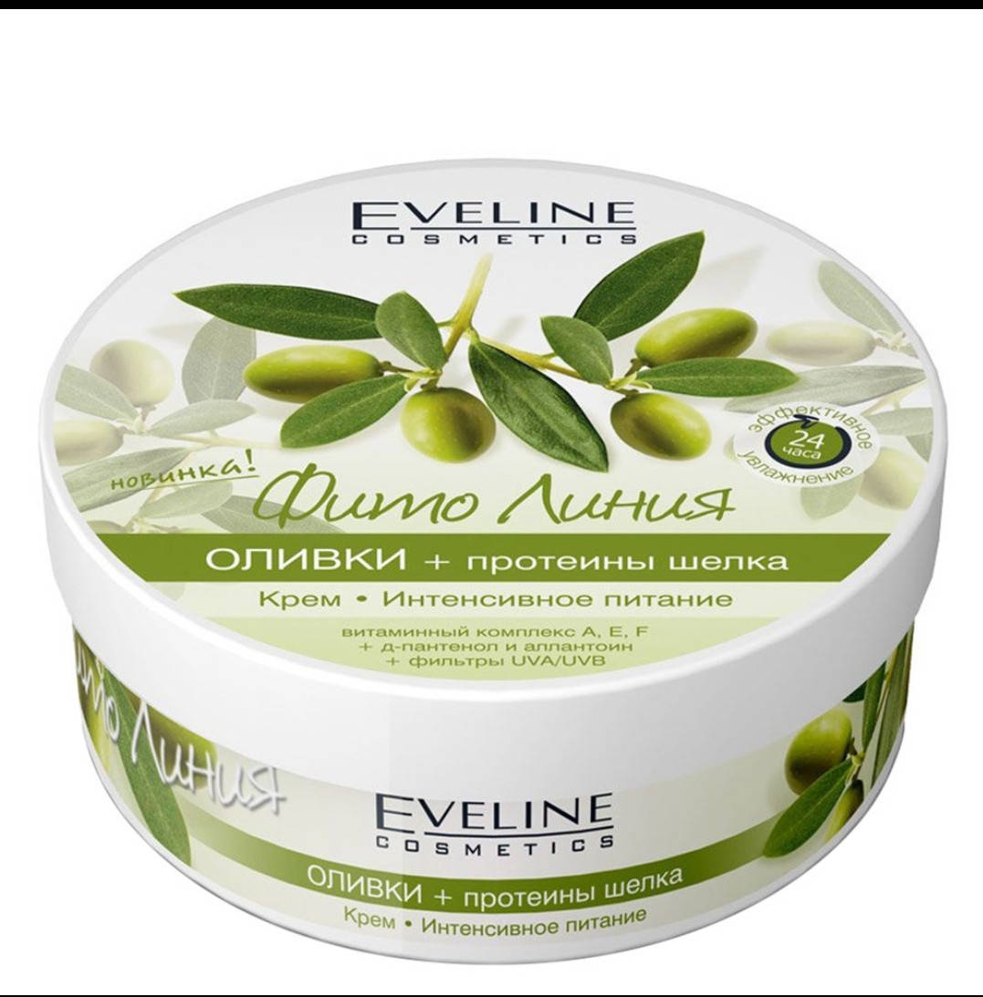 

Крем-интенсивное питание "Оливки + протеины шелка" Фито Линия Eveline Cosmetics
