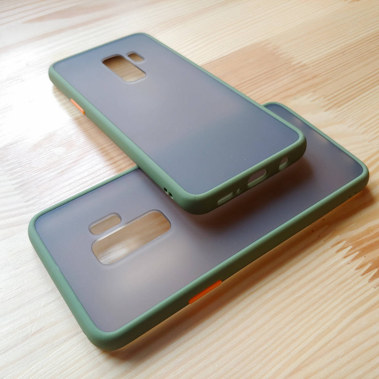 

Противоударный зелёный ХАКИ чехол Likgus для samsung s9 plus / S9 Plus