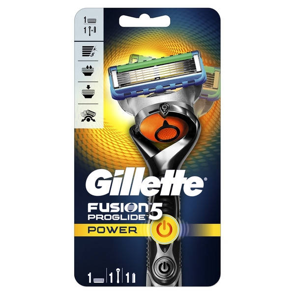 

Станок Gillette Fusion ProGlide Power с 1 сменной кассетой красный