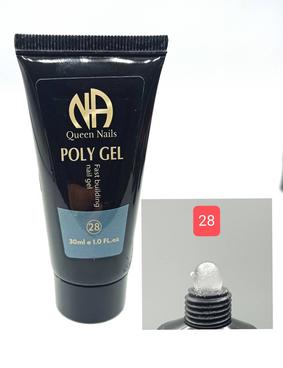 

Acrylic Gel ( рly gel ) NA Queen Nails, 30 мл,NO 28
