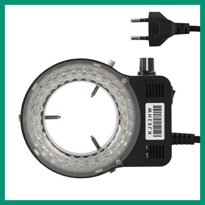 

LED лампа подсветка для микроскопа WR63HW светодиодная кольцевая BLACK