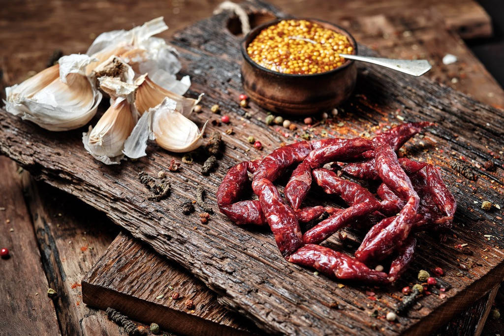 

Мини-салями (100 г) сыровяленые колбаски