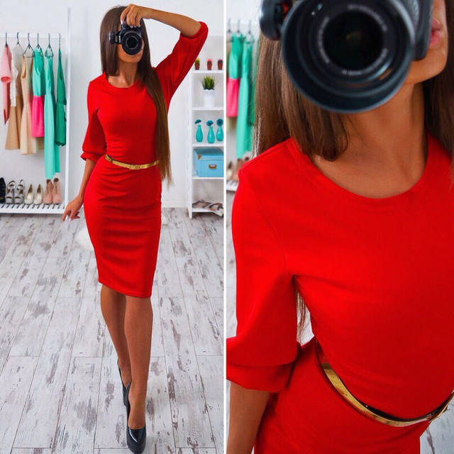 

Платье женское с рукавом фонарик