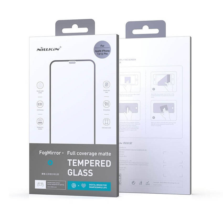 

Матовое защитное стекло Nillkin FogMirror для iPhone 13 Pro/ 13, Черный
