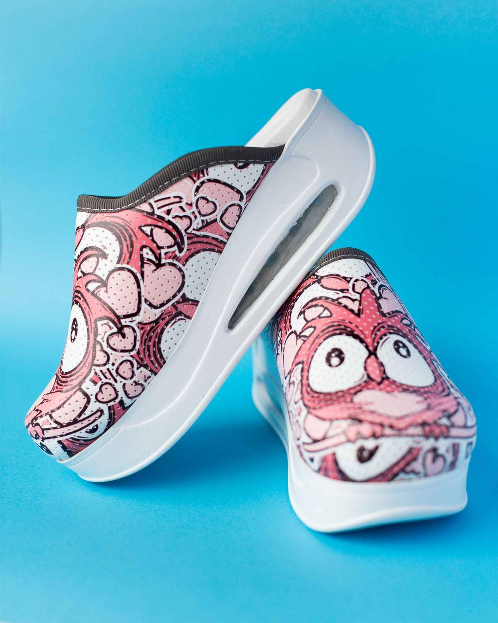 

Медицинская обувь сабо "Big red sova" с подошвой AirMax