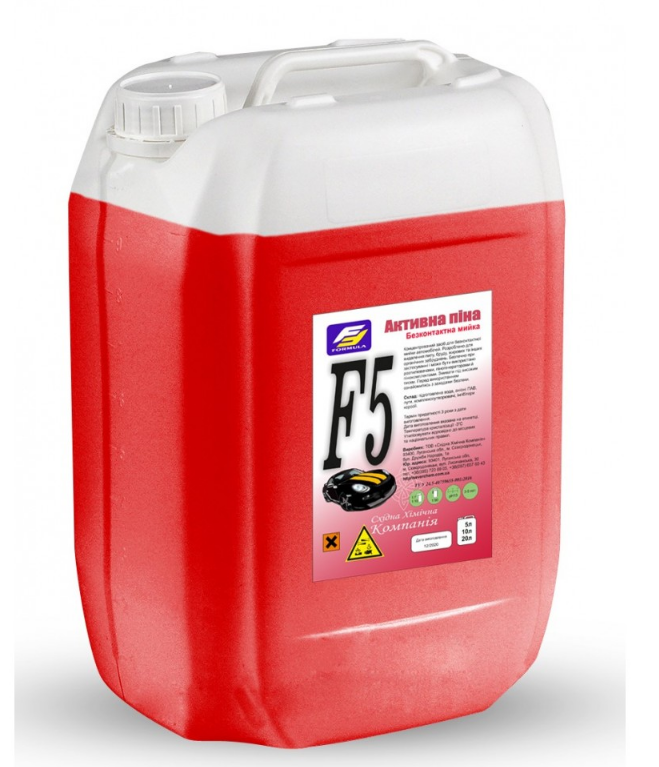 

Formula F5 Активная пена для бесконтактной мойки авто 5л (мин 1:6-10)