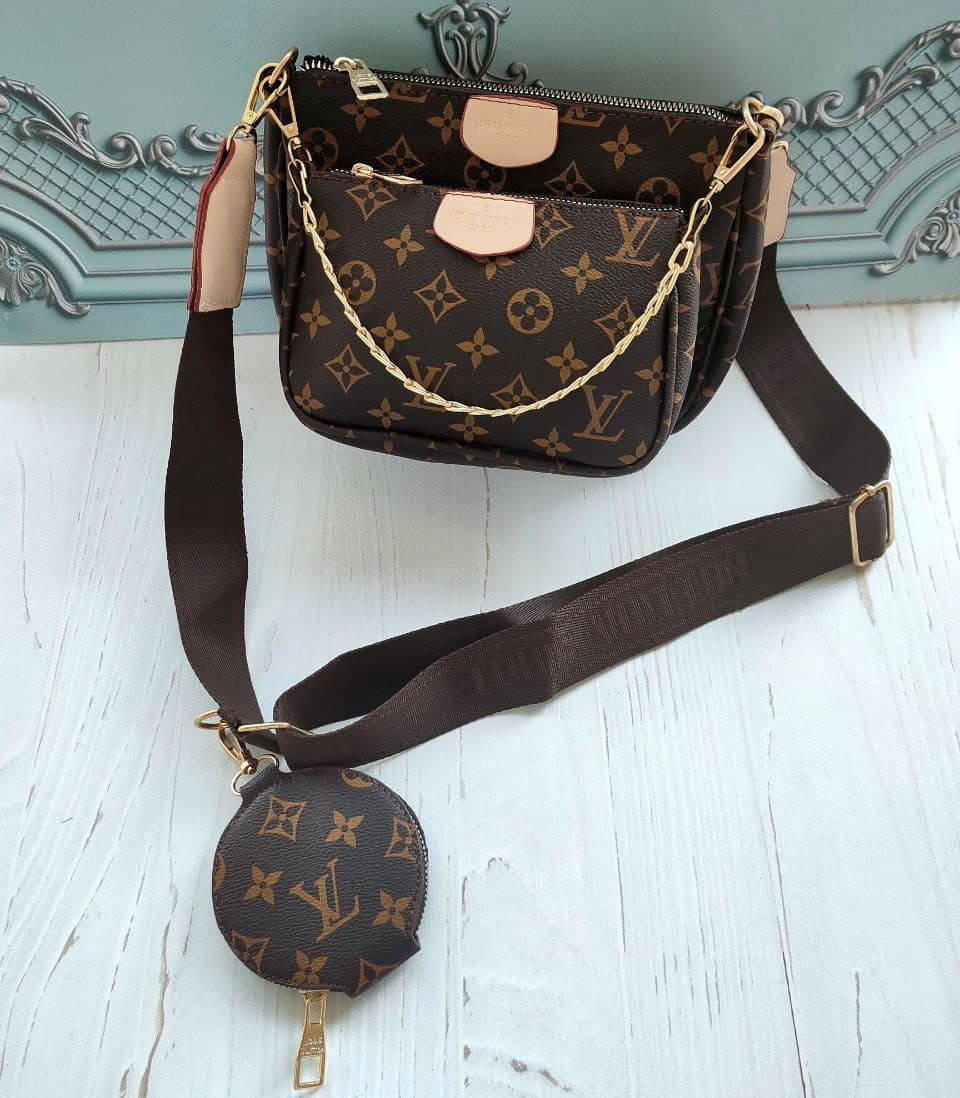 

Сумка женская Луи Витон / Louis Vuitton коричневая, Коричневый