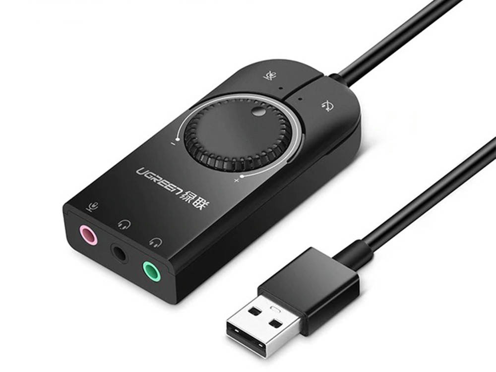 

Звуковая карта Ugreen USB 2.0 100 см