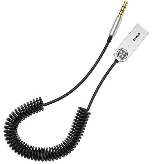 

Bluetooth Трансмиттер Baseus BA01 (CABA01-01) USB to AUX Bluetooth Адаптер + громкая связь Hands Free Black