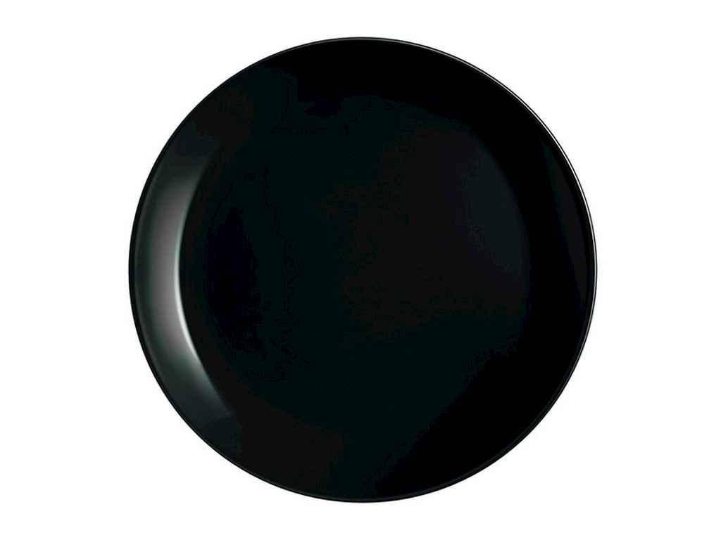 

Набор обеденных тарелок 25 см Diwali Black (6 шт.) "LUMINARC", Черный