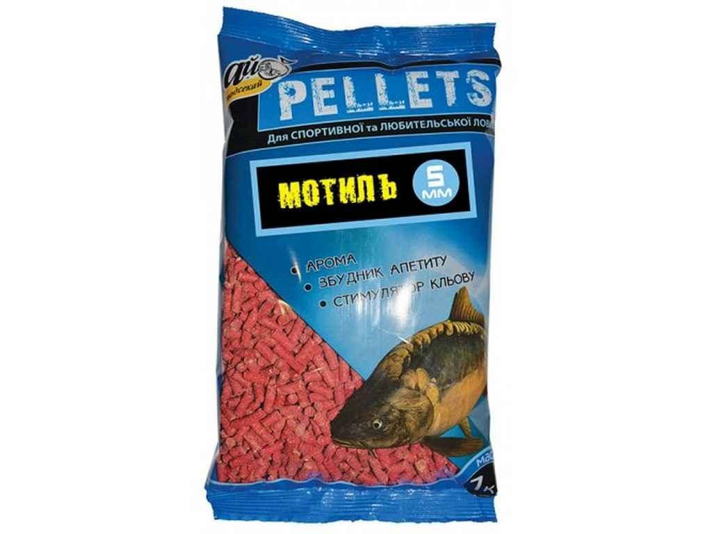 

Принада в гранулах 5мм (мотиль) 1000 гр «PELLETS» ТМ АЙ ПОДСЕКАЙ