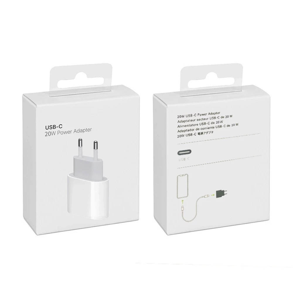 

Адаптер Apple iPhone 20W USB-C Быстрая зарядка Блочок Айфон 20 ВТ, Белый