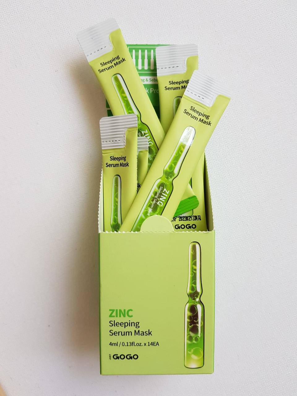 

Ночная ампульная маска с цинком Just Go Go Zinc Sleeping Serum Mask