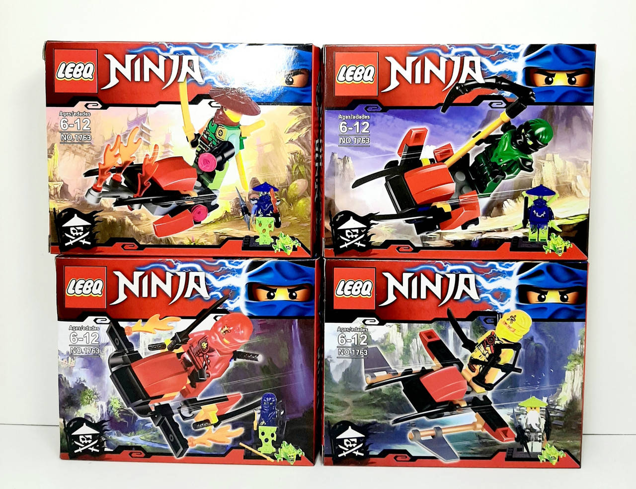 

Конструктор Ниндзя NINJA 4вид.,арт.1763