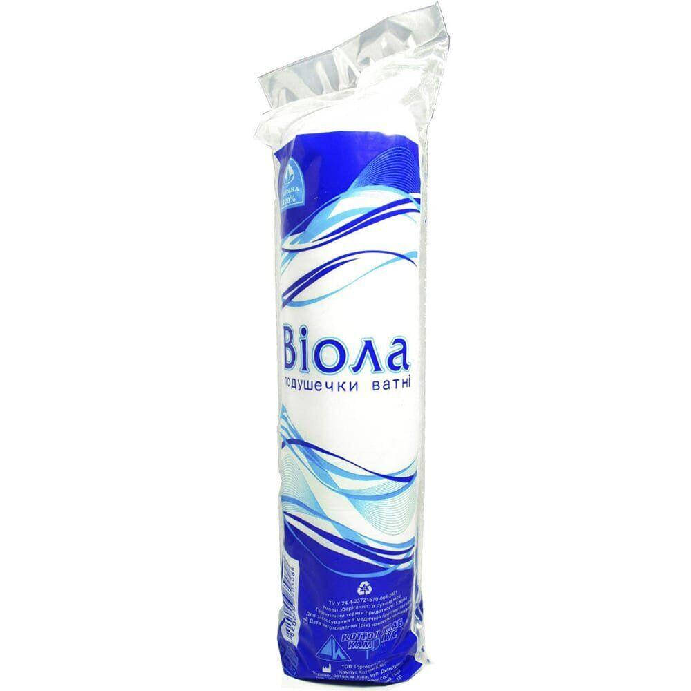 

Ватные диски - подушечки Виола 120 шт, Белый