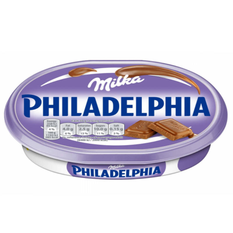 

Крем-сыр с шоколодом Milka "Philadelphia" 13% фасовка 0.175 kg