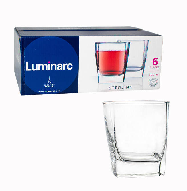 

Luminarc H7669 набор стаканов Sterling 300мл 6шт, Прозрачный