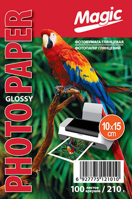

Фотобумага Magic 10*15 см Glossy Photo Paper 210g (100лис.)
