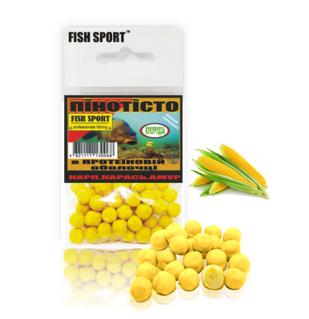 

Пенотесто (КУКУРУЗА) в протеиновой оболочке, Жёлтый