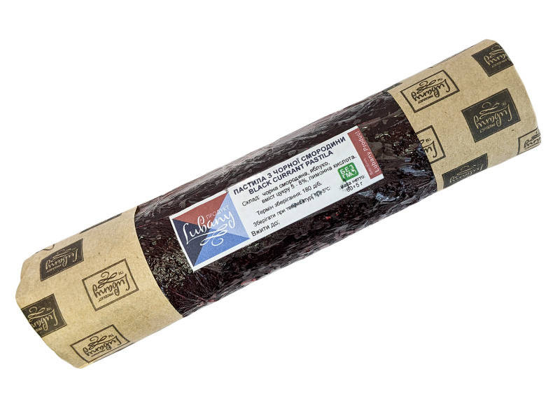 

Натуральная пастила из черной смородины (80г)