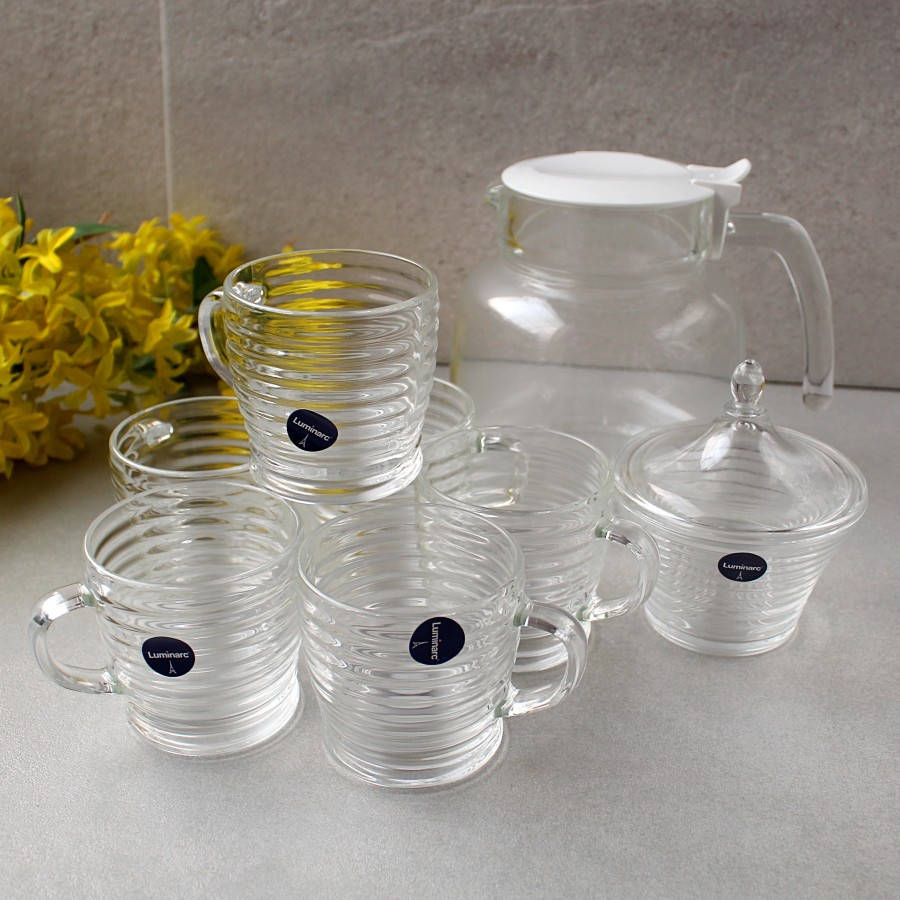 

Чайный сервиз 8 предметов Luminarc Rynglit набор подарочный (P2697)