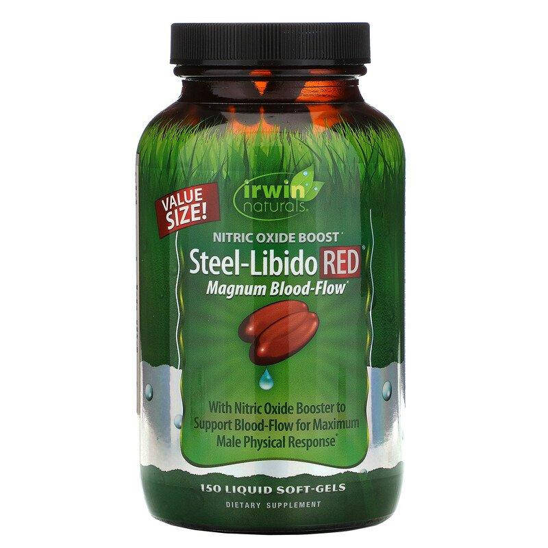 

Irwin Naturals Steel-Libido Red 150 гелевых капсул