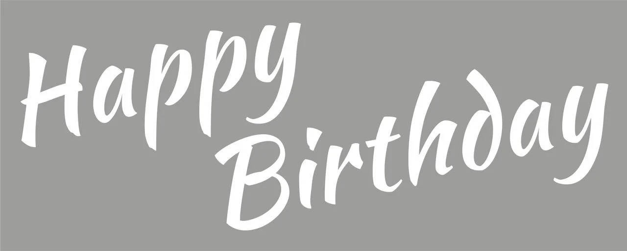 

Наклейки "Happy Birthday" белая для воздушных шаров